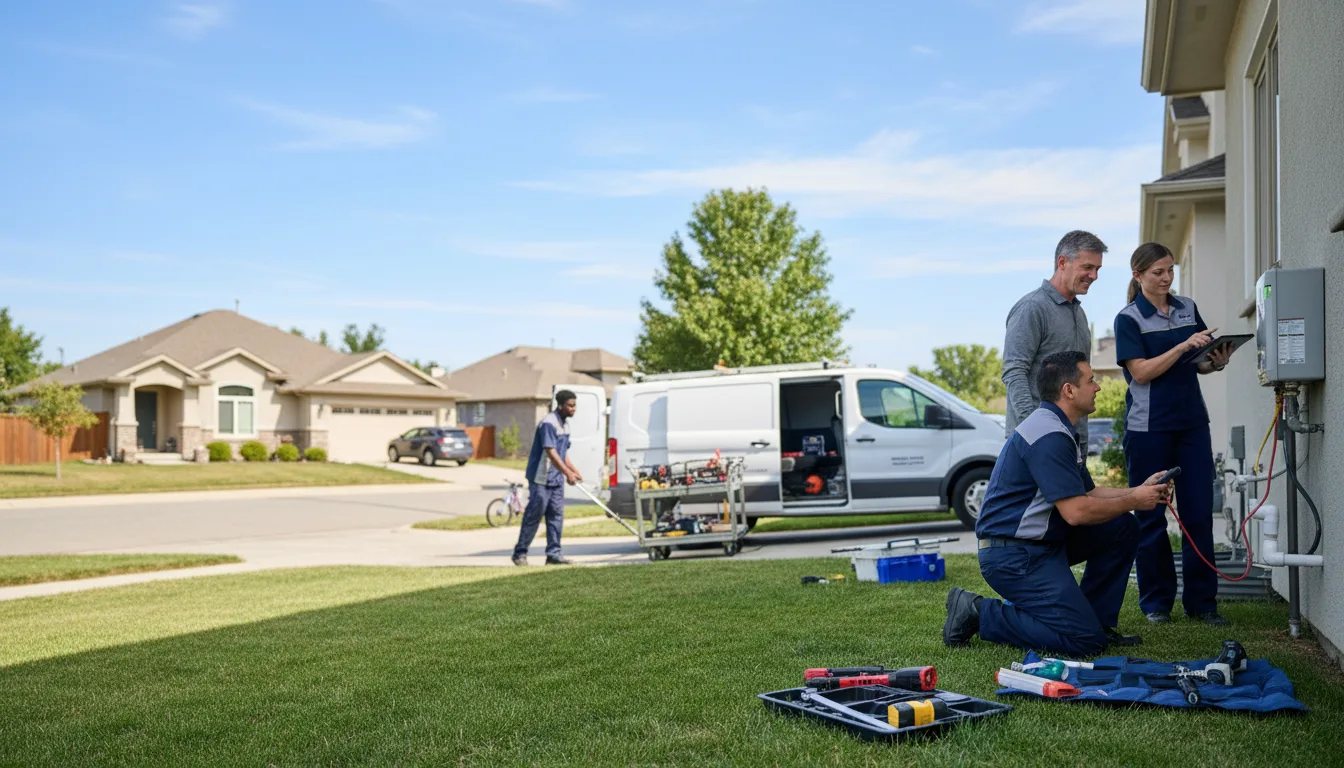 Tankless water heater service in Mcfaddin, TX